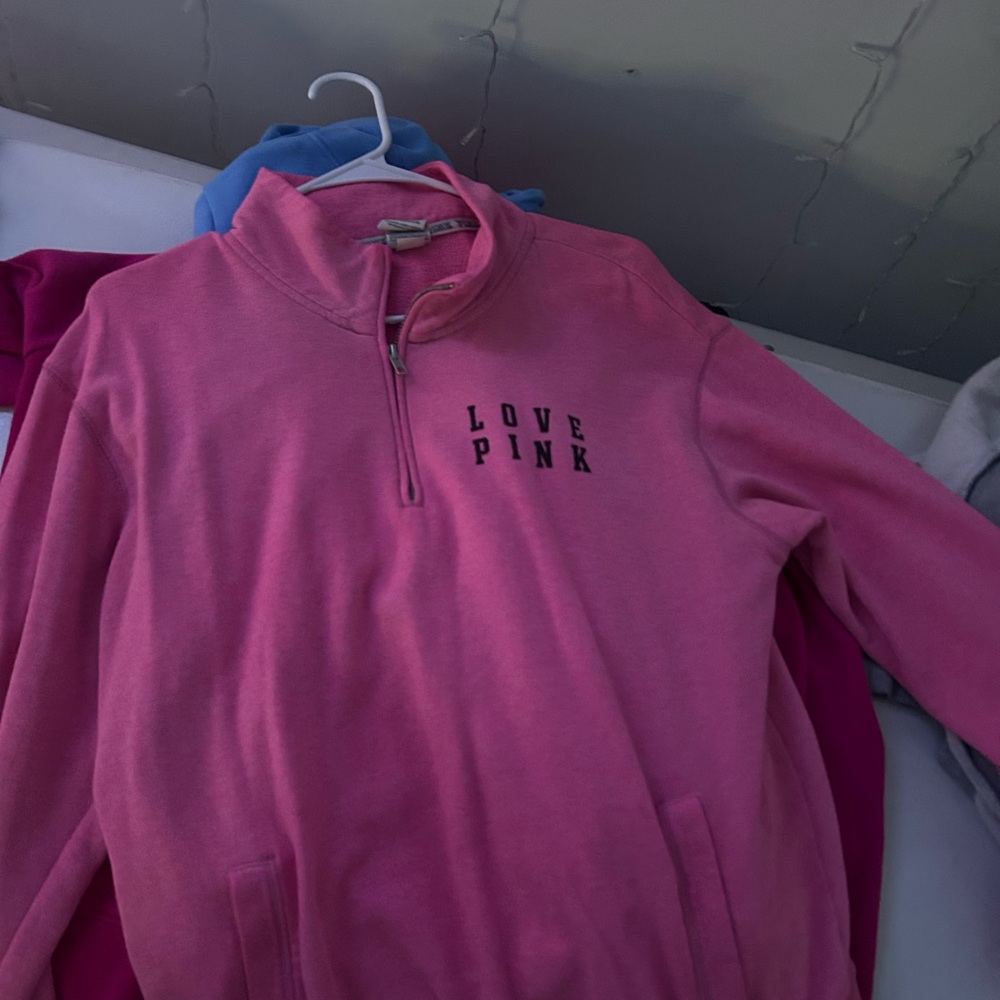 Victoria's Secret Pink Quarter-Zip Pullover